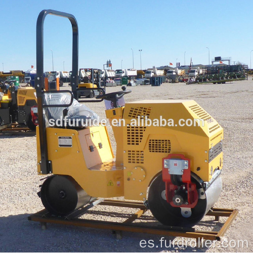 Rodillo compactador de tambor doble vibratorio de 800 kg (FYL-860)